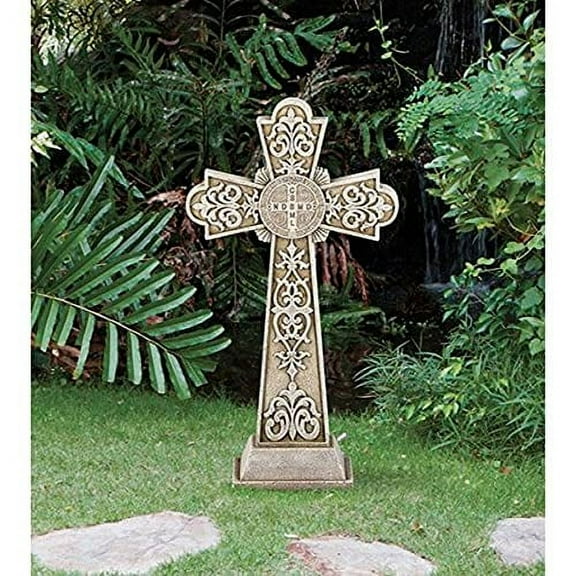 Christian Brands St. Benedict Garden Cross