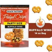 Snack Factory Pretzel Crisps, Buffalo Wing, Party Size 14 oz