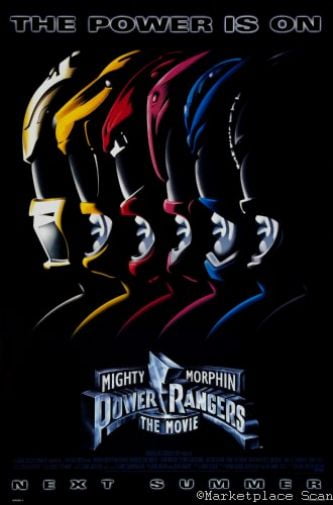 Power Rangers Version E Original Movie Poster Double Sided 27x40 