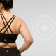 thumbnail image 4 of Nativ Sujetador Deportivo de Alta Compresión para Mujer, Sports Bra de Yoga Corto con Escote Redondo y Tirantes Cruzados, Soporte de Alto Impacto, Negro, Talla Mediana Nativ Brassiere, 4 of 7