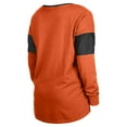 thumbnail image 3 of Women's New Era Orange Cincinnati Bengals Lace-Up Notch-Neck Long Sleeve T-Shirt, 3 of 3