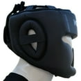thumbnail image 5 of MRX Professional MMA Men Training Head Guard Judo Sparring Headgear Kickboxing Wrestling Boxing Helmet Protection for Face Forehead Ear Extra Thick Padded Cage Fighting Head Gear Black Small and Medium, 5 of 6