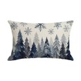 thumbnail image 2 of Tyidzon Christmas Pillow Covers Christmas Tree Design Throw Case, 12x19in Soft Couch Cushion Covers for Sofa Bed, Holiday Party Decor, 2 of 7