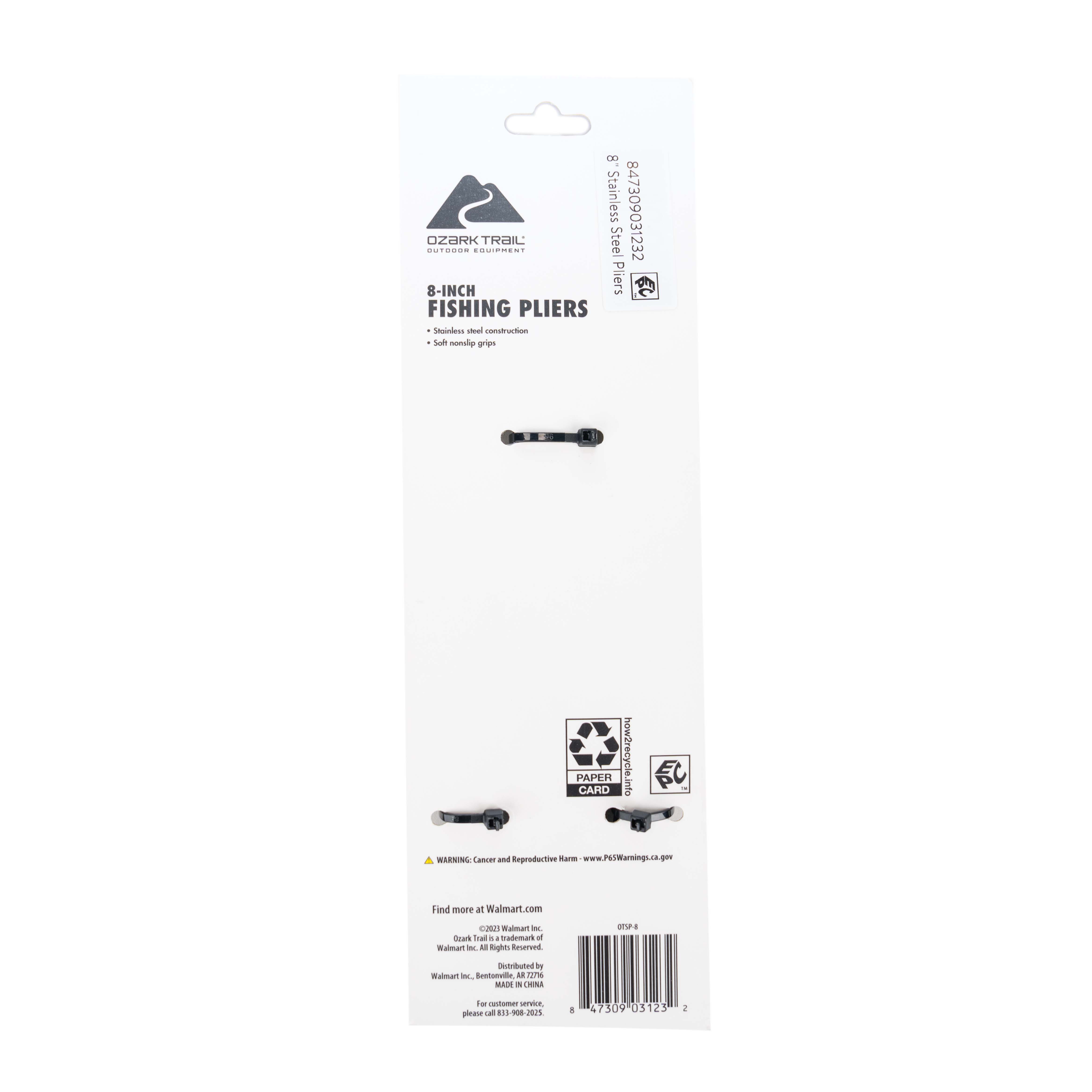 Ozark Trail 8-inch Stainless Steel Fishing Pliers photo 5