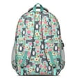 thumbnail image 3 of Cute Pitbull Terriers Dog and Flowers Backpack for School,Cute School Bag,Schoolbag with Adjustable Shoulder Straps & Padded Back,16.9 Inch, 3 of 5