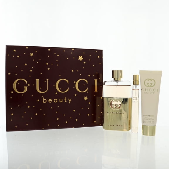 Gucci Guilty Women 3 Piece Gift Set - 3.0 Oz Eau De Parfum Spray By Gucci