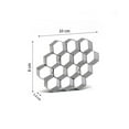 thumbnail image 2 of Hexagon Cookie Cutter Stainless Steel Honeycomb Pattern Baking Tool for Pastry Decorating, Multicolor, 2 of 6