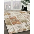 thumbnail image 2 of Ahgly Company Indoor Rectangle Abstract Orange Brown Abstract Area Rugs, 3' x 5', 2 of 6