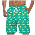 thumbnail image 3 of XINPING Swim Trunks 5 Inch Slim Fit Funny/novelty Print Quick Dry 4th Of July Swim Trunks with Pockets Upf 50+ Sun Protection Swimwear Bathing Suits, 3 of 5