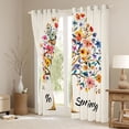 thumbnail image 3 of Manfei Tree Of Life Boy Girl Curtains Pack of 2 (42x84 Each),Colorful Flowers Curtains Blackout,Spring Garden Bedroom Curtains,Breathable Home Decor, 3 of 6