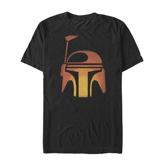 Men's Star Wars Halloween Boba Fett Pumpkin Graphic Tee Black 2X Large