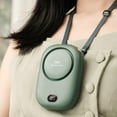 Necklace Fan Mini Wearable Fans Neckband Fan USB Rechargeable Quiet