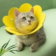 thumbnail image 2 of Pet Recovery Collar Soft Dog Cat Protective Adjustable Cone After for from Yellow 2pcs, 2 of 4