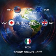 Cassida 8800R 1-Pocket Mixed Denomination Bill Counter: Effortlessly Count, Sort, and Verify Mixed Denominations and Currencies with Lightning-Fast Speeds