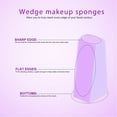 thumbnail image 6 of Makeup Sponge Mini Applicator Wedges, 48 Pieces Cosmetic Wedges Beauty Blender Sponges, Wedge Beauty Sponge Disposable Makeup Applicator For Foundation Liquid Cream Latex Free, 6 of 7