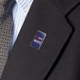 thumbnail image 2 of I Love My American Wife Metal Rectangle Lapel Hat Pin Tie Tack Pinback, 2 of 3