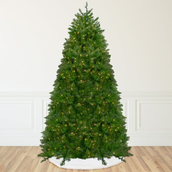 Northlight 12' Pre-lit Northern Pine Full Artificial Christmas Tree - Warm Clear LED Lights