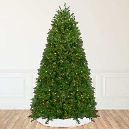 Northlight 12 Pre-lit Northern Pine Full Artificial Christmas Tree - Warm Clear LED Lights