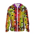 thumbnail image 1 of Balery Colorful Tie Dye Stained Glass 1 Sudadera ligera de manga larga con capucha y protección solar UPF 50+ para hombre y mujer, ideal para pesca y running-X-Large, 1 of 7