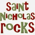 thumbnail image 3 of CafePress - Saint Nicholas Rocks Kids Baseball Jersey - Kids Cotton Baseball Jersey, 3/4 Sleeve Shirt, 3 of 4