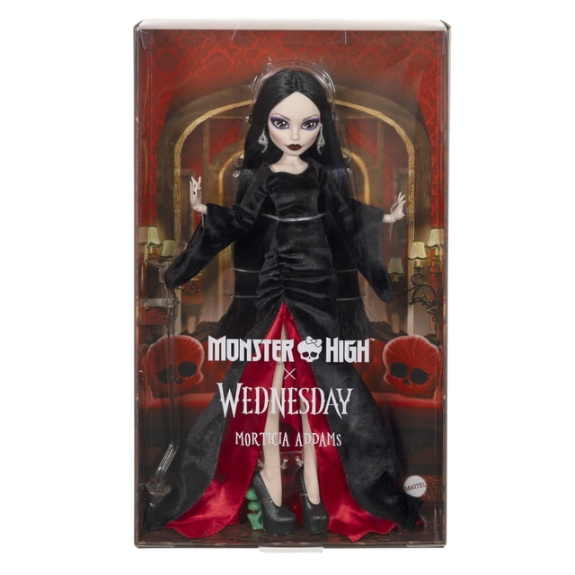 Muñeca Mattel Monster High Skullector Wednesday Morticia Addams