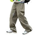 thumbnail image 1 of Zszcpp Jogging Pants For Men Mountaineering Windproof Rushing Climbing Side Open Zip Loose Straight Trousers Casual Trouser, 1 of 5