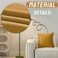 thumbnail image 5 of AUQ 2Pcs Decorative Pillow Covers Hidden Zipper Pillow Covers 16X16 Structured Shape Throw Pillows Covers Colormixing2, 5 of 7