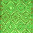 thumbnail image 1 of Ahgly Company Indoor Square Southwestern Green Country Area Rugs, 6' Square, 1 of 1