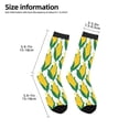 thumbnail image 2 of Uemuo Corn Cob Printed Kids Boys Socks Seamless Crew Socks Crazy Funny Athletic Sport Socks for Children, 2 of 6