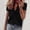 Black, variant on Womens Shirts Casual Women Shirts for Women Short Sleeve V-Neck Raglan Top with Ruffle Detail Casual Summer Print Blouse for and Everyday Wear XXXL