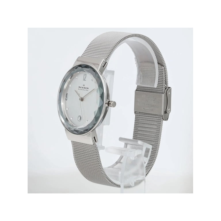 New Skagen Leonora 34mm Steel Silver Crystal Dial Ladies  display picture 2