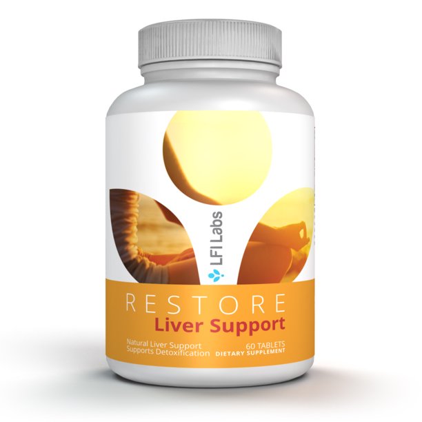LFI RESTORE Liver Support Supplement, Milk Thistle Liver Detox Cleanse