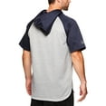 thumbnail image 3 of AND1 Big Men's Fleece Short Sleeve Hoodie, 3 of 4