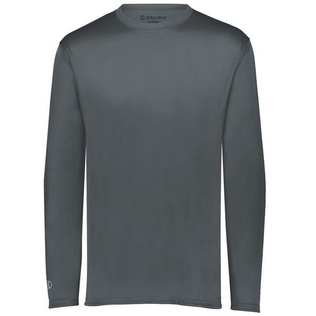 Holloway 222823.059.XL T-Shirt à Manches Longues pour Jeunes, Graphite - Extra Large