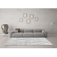 thumbnail image 3 of Ahgly Company Indoor Round Solid Gray Modern Area Rugs, 5' Round, 3 of 4