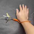 thumbnail image 3 of Llavero tejido a mano con cuerda de paraguas de 8 palabras antirrobo, cordón para cámara de muñeca para exteriores, llavero antipérdida, cinturón de identificación con cuerda de mano, 3 of 3