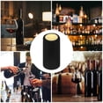 thumbnail image 5 of Unique Bargains Bouchon Rétractable en PVC avec Languette de Déchirure pour Bouteille de Vin, 120 Pcs 30x60mm Couvercle Rétractable Noir, 5 of 5