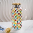 thumbnail image 3 of Large Capacity Borosilicate Glass Water Pitcher with Lid, Multi-Purpose Cold Brew Iced Tea & Juice Dispenser for Fridge Home, 3 of 6