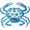 Crab, variant on Lighted Outdoor Coastal Metal Wall Decor