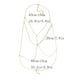thumbnail image 2 of Bikini Sujetador Cadena cuerpo Hugo moda Popular Boda niñas dorado, 2 of 10