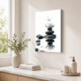 thumbnail image 7 of Elegant Zen Stones Canvas Wall Art Framed Canvas Prints Minimalist Nature Wall Art, Peaceful Zen Wall Art for Bathroom Wall Art, Bedroom Wall Decor, Meditation Yoga Room Wall Decor, 7 of 7
