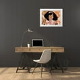 thumbnail image 3 of Prime, Marcus 32x25 White Modern Wood Framed Museum Art Print Titled - Disco Party Girl, 3 of 4