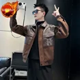thumbnail image 3 of Ofertas de invierno de chaquetas de hombre de alta calidad con cremallera V, ofertas elegantes, casuales, vintage, entrega rápida, ropa barata, ofertas, abrigos masculinos Joker, 3 of 5