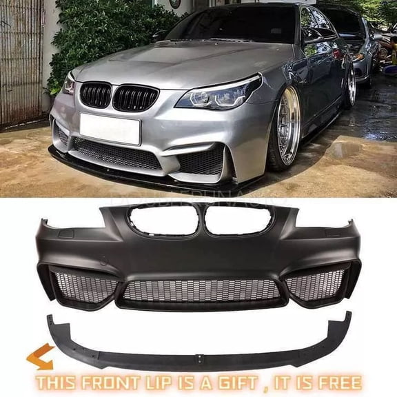 M4 Style Look Front Bumper For BMW 5 Series E60 W/O PDC W/O Fog Lamp 03-10