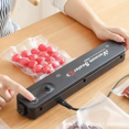 thumbnail image 3 of Small Household Vacuum Sealing Machine Full Automatic Kitchen Food Sealing Packaging Machine-week, 3 of 4