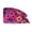 Dark Purple, variant on Nurse Cap for Women featuring Vibrant Prints crafted with Breathable Cotton for Nursing Healthcare and Kitchen Food Service with Adjustable Ties White