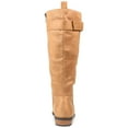 thumbnail image 4 of Journee Womens Lelanni Extra Wide Calf Stacked Heel Knee High Boots, 4 of 10