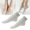 thumbnail image 2 of Calcetines de verano Hugo para mujer 20 pares Gris + Color, 2 of 10