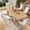Oak, variant on Aphthongs Extendable Dining Table Set for 6-8 People, 59" to 86" Rectangular Wood Dining Table with 6 PU Leather Upholstered Dining Chairs, Farmhouse Expandable Kitchen Table Set