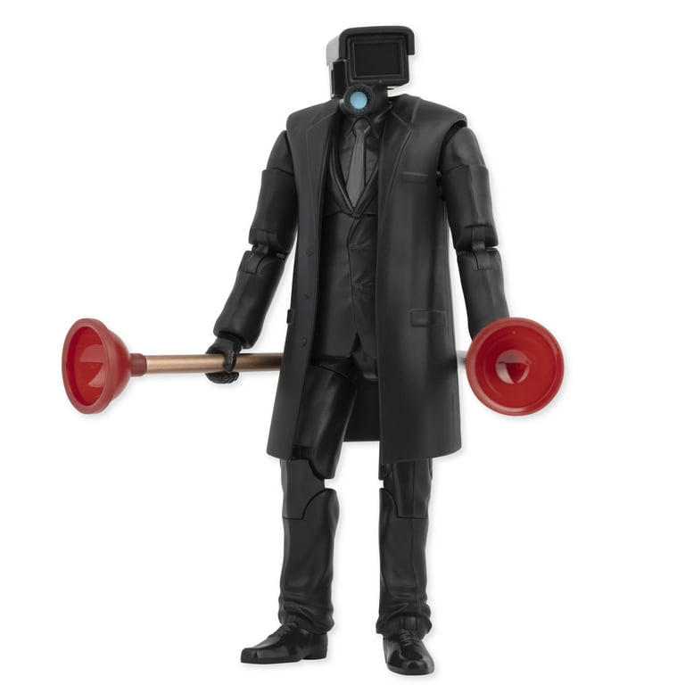 Skibidi Toilet Deluxe Plungerman Figure, Collectible Figures